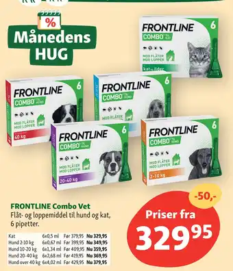Maxi Zoo FRONTLINE Combo Vet tilbud