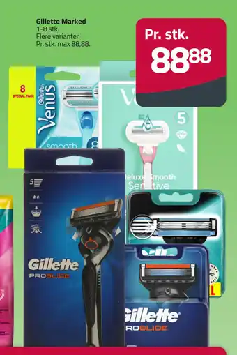 Fleggaard Gillette Marked tilbud