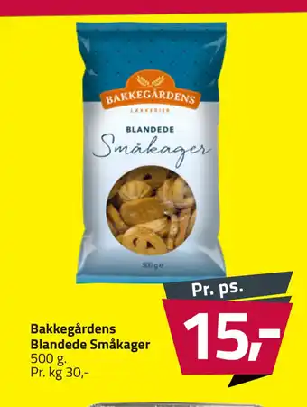 Fleggaard Bakkegårdens Blandede Småkager tilbud