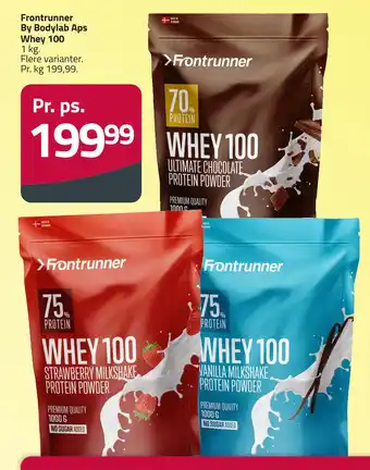 Fleggaard Frontrunner By Bodylab Aps Whey 100 tilbud