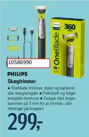 Føtex PHILIPS Skægtrimmer tilbud