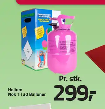 Fleggaard Helium Nok Til 30 Balloner tilbud