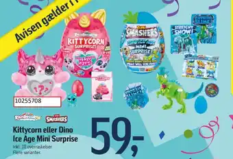 Føtex Kittycorn eller Dino Ice Age Mini Surprise tilbud