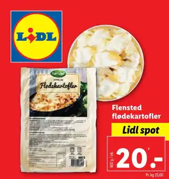 Lidl Flensted flødekartofler tilbud