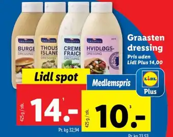 Lidl Graasten dressing tilbud