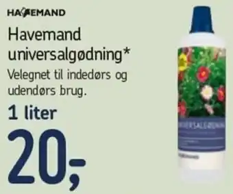 Føtex Havemand Universalgødning 1 Liter tilbud