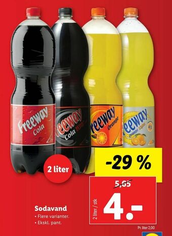 Let-Køb Sodavand tilbud