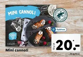 Let-Køb Mini cannoli tilbud