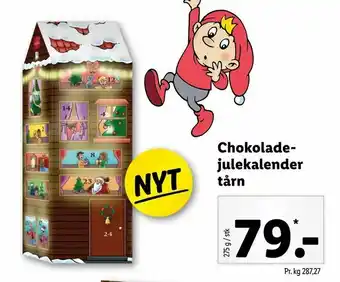 Chokolade julekalender tårn