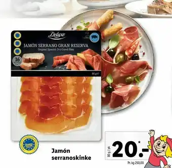 Jamón serranoskinke