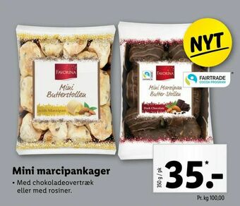 Let-Køb Mini marcipankager tilbud