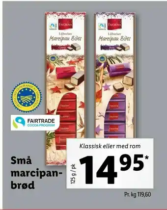 Let-Køb Små marcipan- brød tilbud