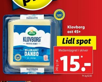 Klovborg ost 45+