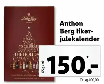 Anthon Berg likør julekalender