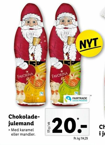 Let-Køb Chokolade- julemand tilbud
