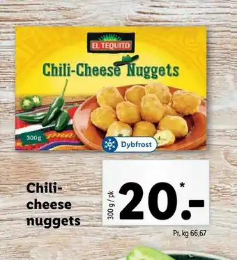 Let-Køb Chilicheese nuggets tilbud