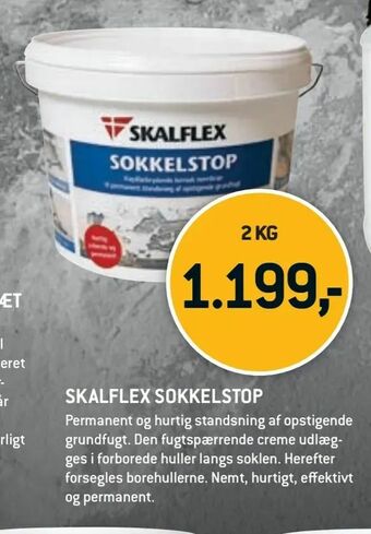 XL-BYG Skalflex sokkelstop tilbud