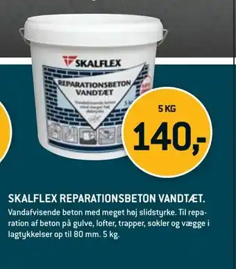 XL-BYG Skalflex reparationsbeton vandtæt tilbud