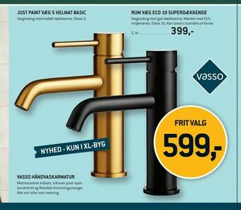 XL-BYG Vasso håndvaskarmatur tilbud