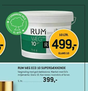 Rum væg eco 10 superdækkende