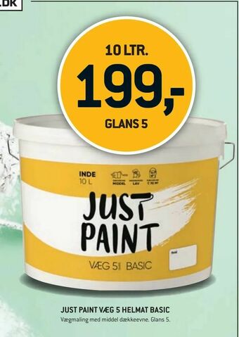 XL-BYG Just paint væg 5 helmat basic tilbud