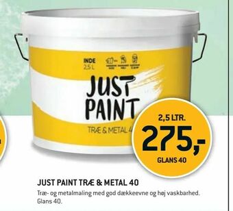 XL-BYG Just paint træ & metal 40 tilbud
