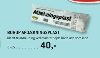 XL-BYG Borup afdækningsplast tilbud