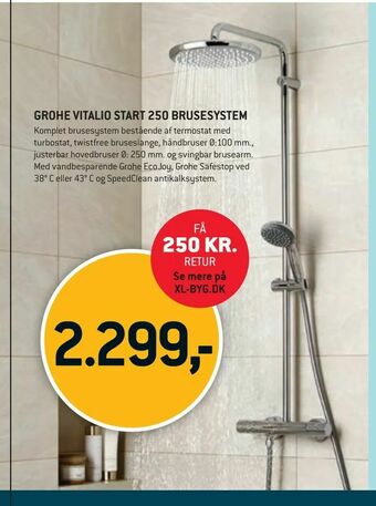 XL-BYG Grohe vitalio start 250 brusesystem tilbud