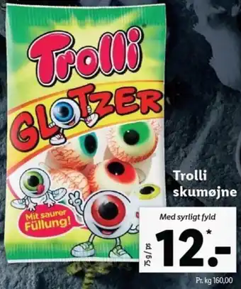 Lidl Trolli Skumøjne 75g tilbud