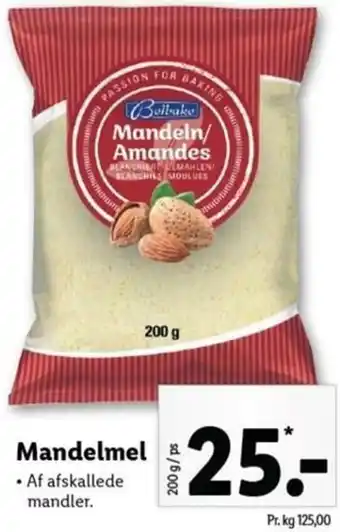 Lidl Mandelmel 200g tilbud