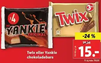 Twix Eller Yankie Chokoladebars