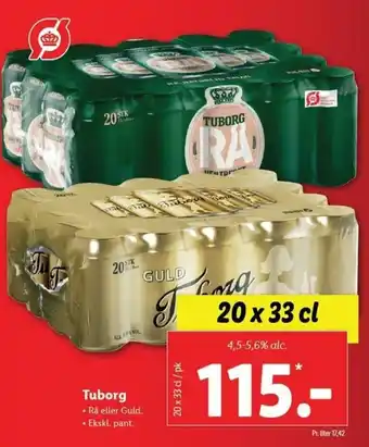 Lidl Tuborg tilbud