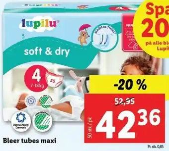 Lidl Bleer Tubes Maxi tilbud