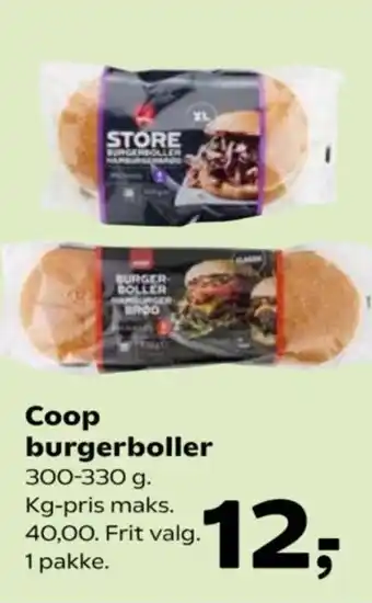 SuperBrugsen Coop burgerboller tilbud