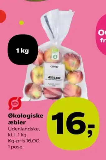 SuperBrugsen Økologiske æbler tilbud