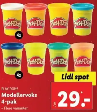 Lidl Modellervoks 4-Pak tilbud