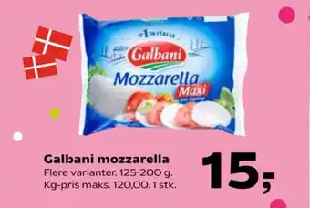 SuperBrugsen Galbani mozzarella tilbud