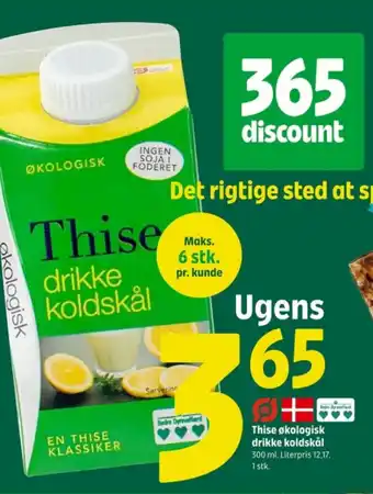 Coop 365 Thise økologisk drikke koldskål tilbud