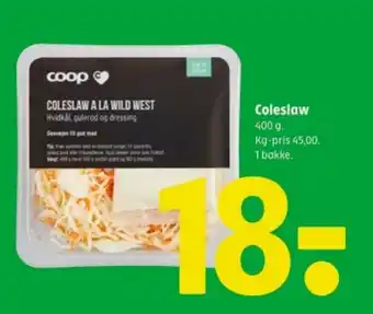 Coop 365 Coleslaw tilbud