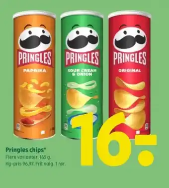 Coop 365 Pringles chips tilbud