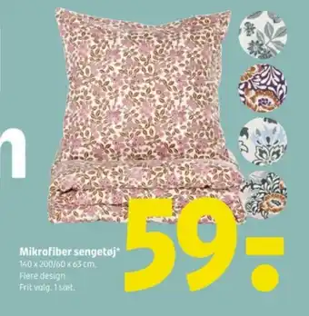 Coop 365 Mikrofiber sengetøj tilbud