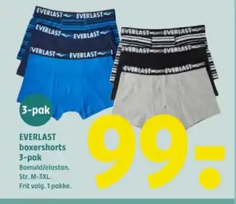 Coop 365 EVERLAST boxershorts 3-pak tilbud