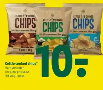 Coop 365 Kettle cooked chips tilbud