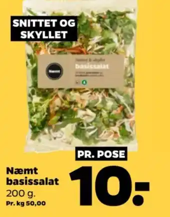 Netto Næmt basissalat 200 g tilbud