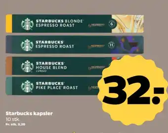 Netto Starbucks kapsler tilbud