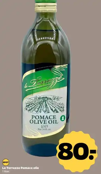 Netto Le Terrazze Pomace olie 1 liter. tilbud