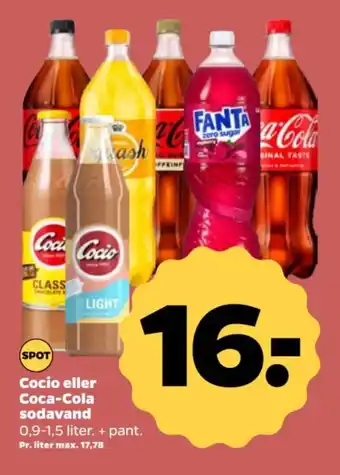 Netto Cocio eller Coca-Cola sodavand tilbud