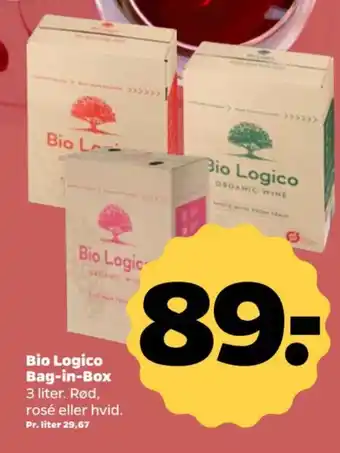 Netto Bio Logico Bag-in-Box tilbud