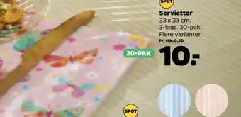 Netto Servietter tilbud