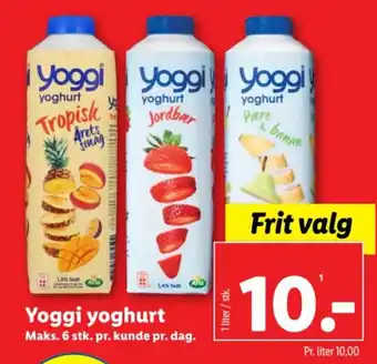 Lidl Yoggi yoghurt tilbud